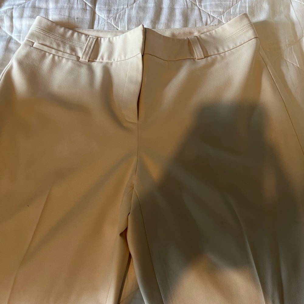 Talbots cream trousers